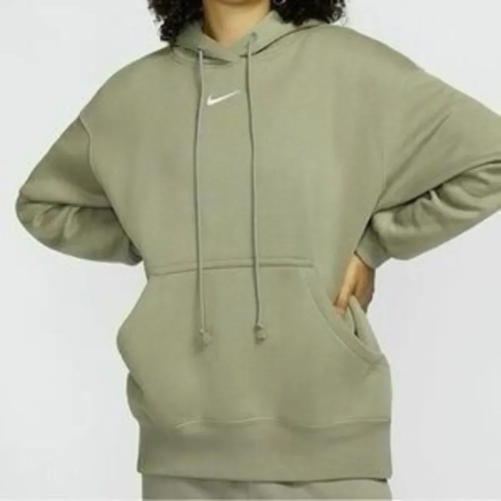 Nike Sportswear Phoenix Fleece Oversized Pullover Hoodie Sage Green Small